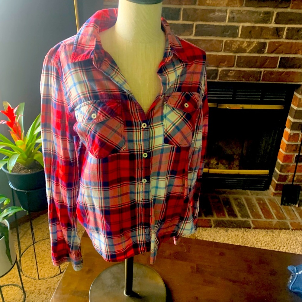 Plaid Button Up